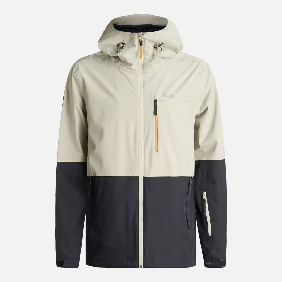 LIPPI - Chaqueta Hombre Sierra Nevada B-Dry Light Hoody Jacket Verde Grisaceo Lippi