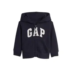 GAP - Polerón Liso Logo Con Cierre Azul