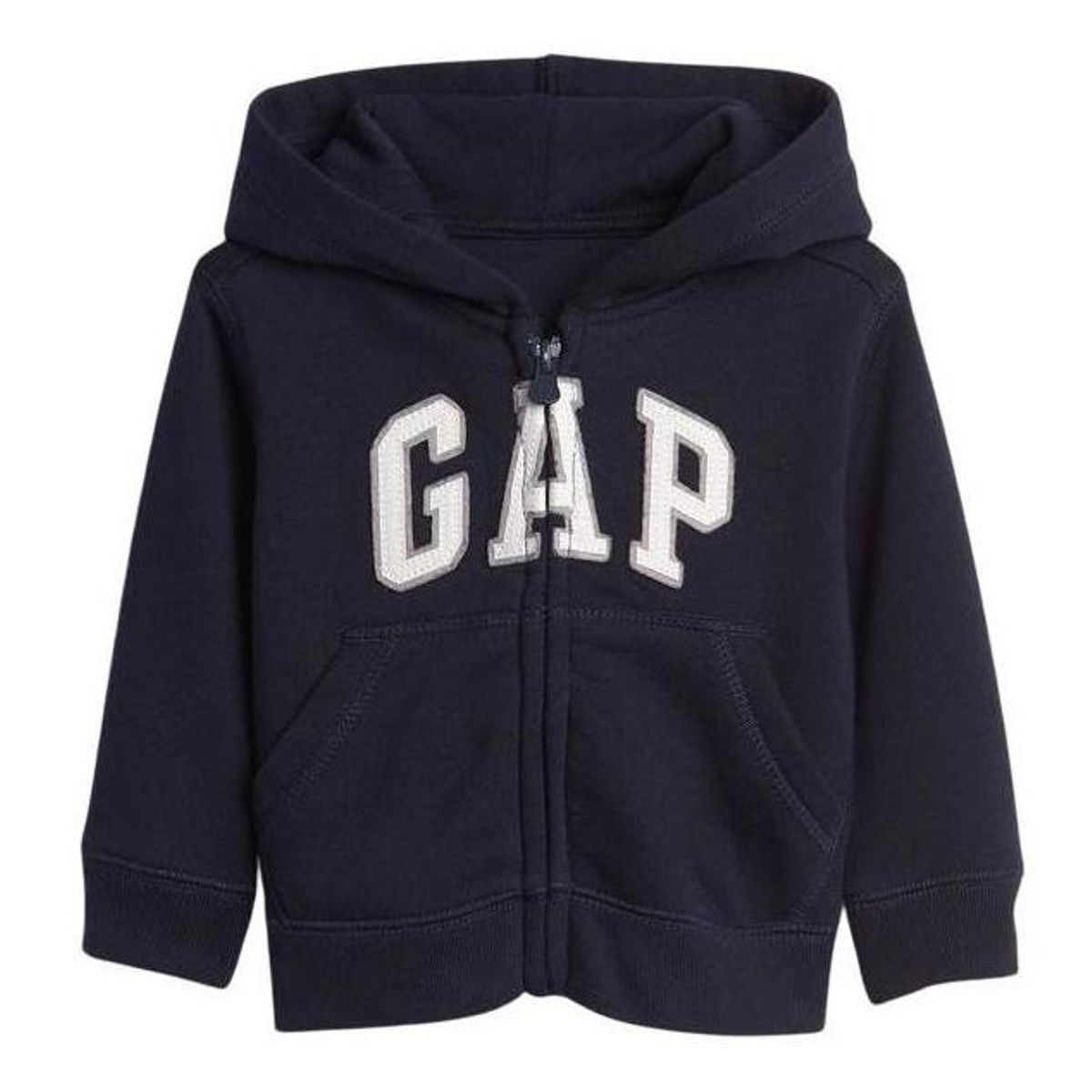 GAP - Polerón Liso Logo Toddler Boy Con Cierre Azul Gap