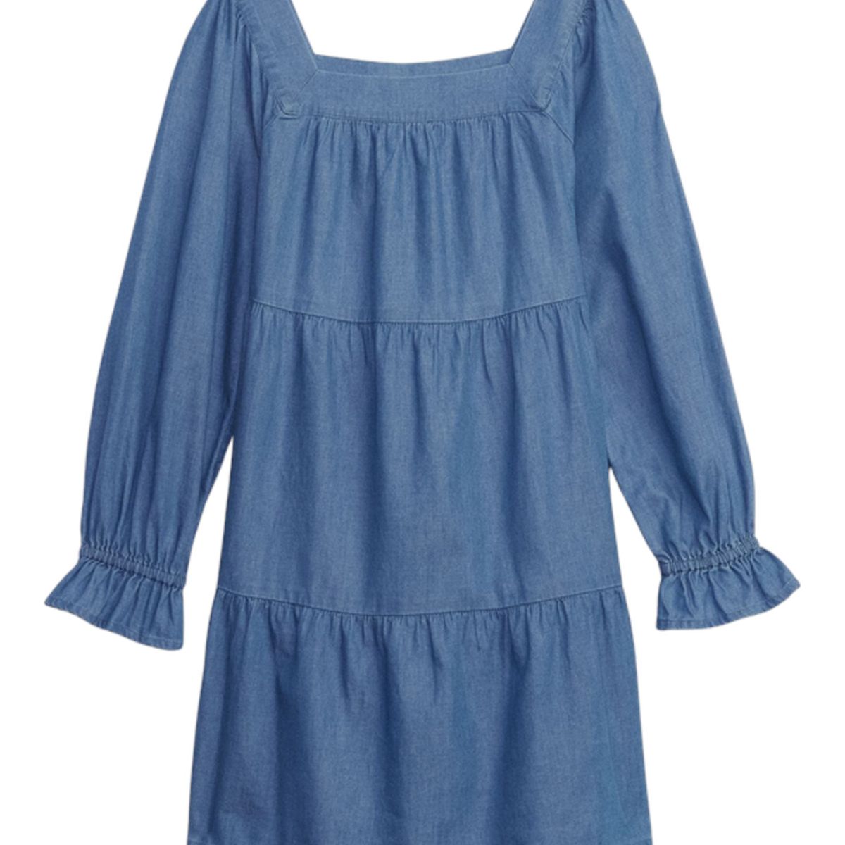 GAP - Vestido Denim Celeste