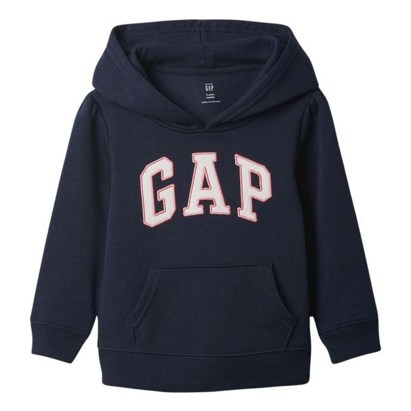 GAP - Polerón Logo Con Gorro Azul Marino GAP