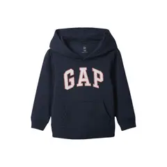 GAP - Polerón Logo Con Gorro Azul Marino