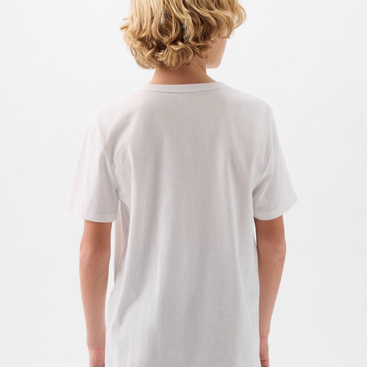 GAP - Polera Logo Manga Corta Blanco GAP