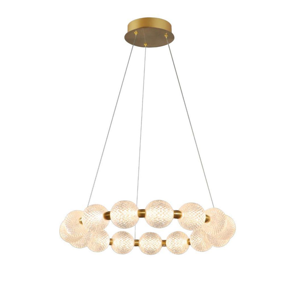 BOSCO - LAMPARA COLGANTE LED COLLARES - Dorado