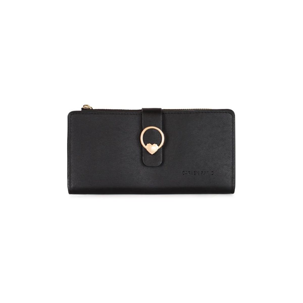 CARVEN - Billetera de mujer Samy negra Carven