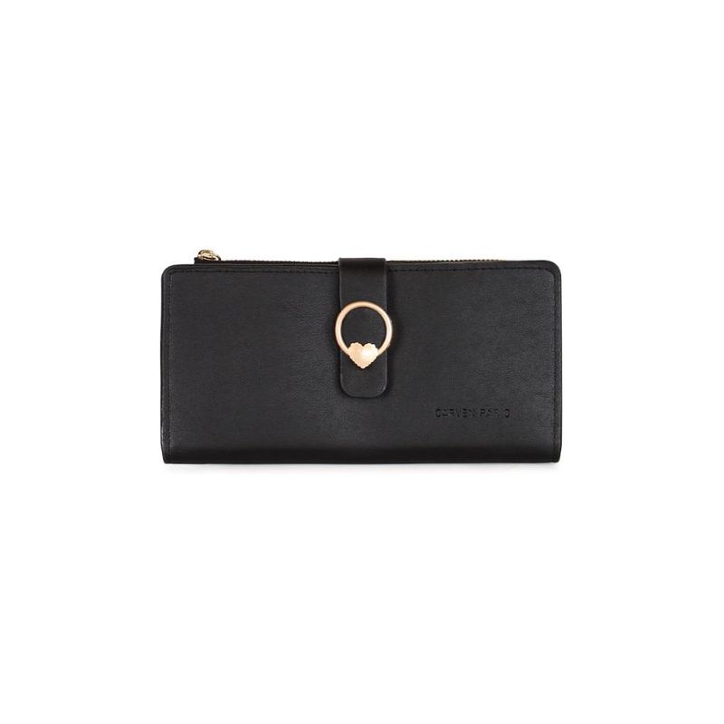 CARVEN - Billetera de mujer Samy negra Carven