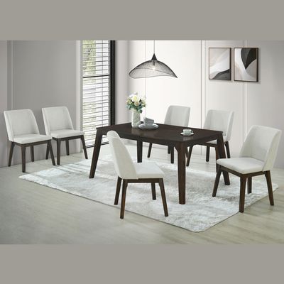 Imagen 2 del producto SET DE COMEDOR 6 SILLAS MONET NATURAL