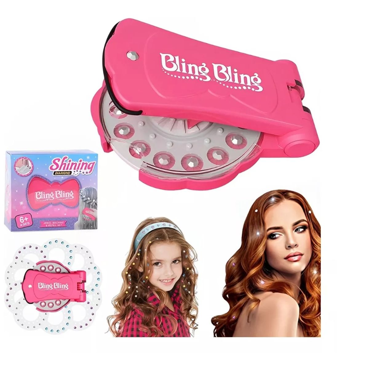 GENERICO - Bling Diamond Stickers Máquina 180 Gemas Diy Hair Decorativa
