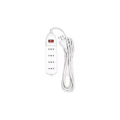 GENERICO - Alargador Eléctrico Zapatilla 4 Posiciones 3m Sec