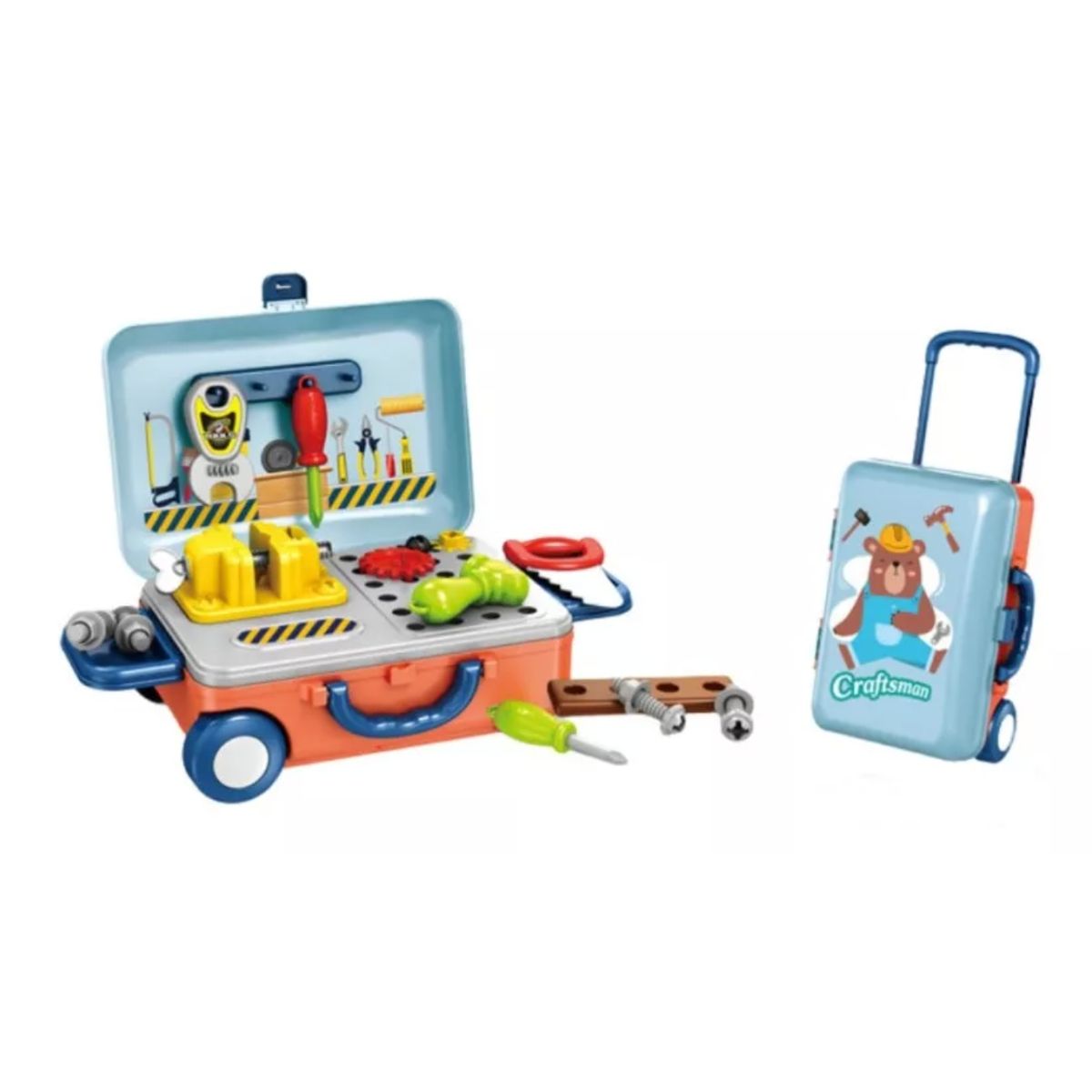 GENERICO - Maleta Con Rueda Set De Herramienta Infantil