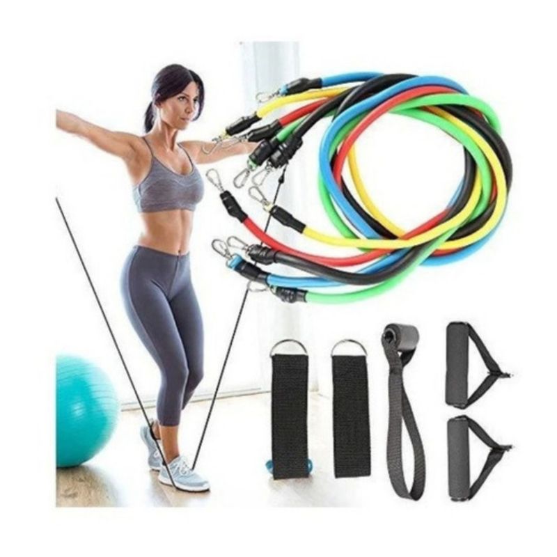 GENERICO - Set De Ligas Bandas De Resistencia Entrenamiento Gym En Casa