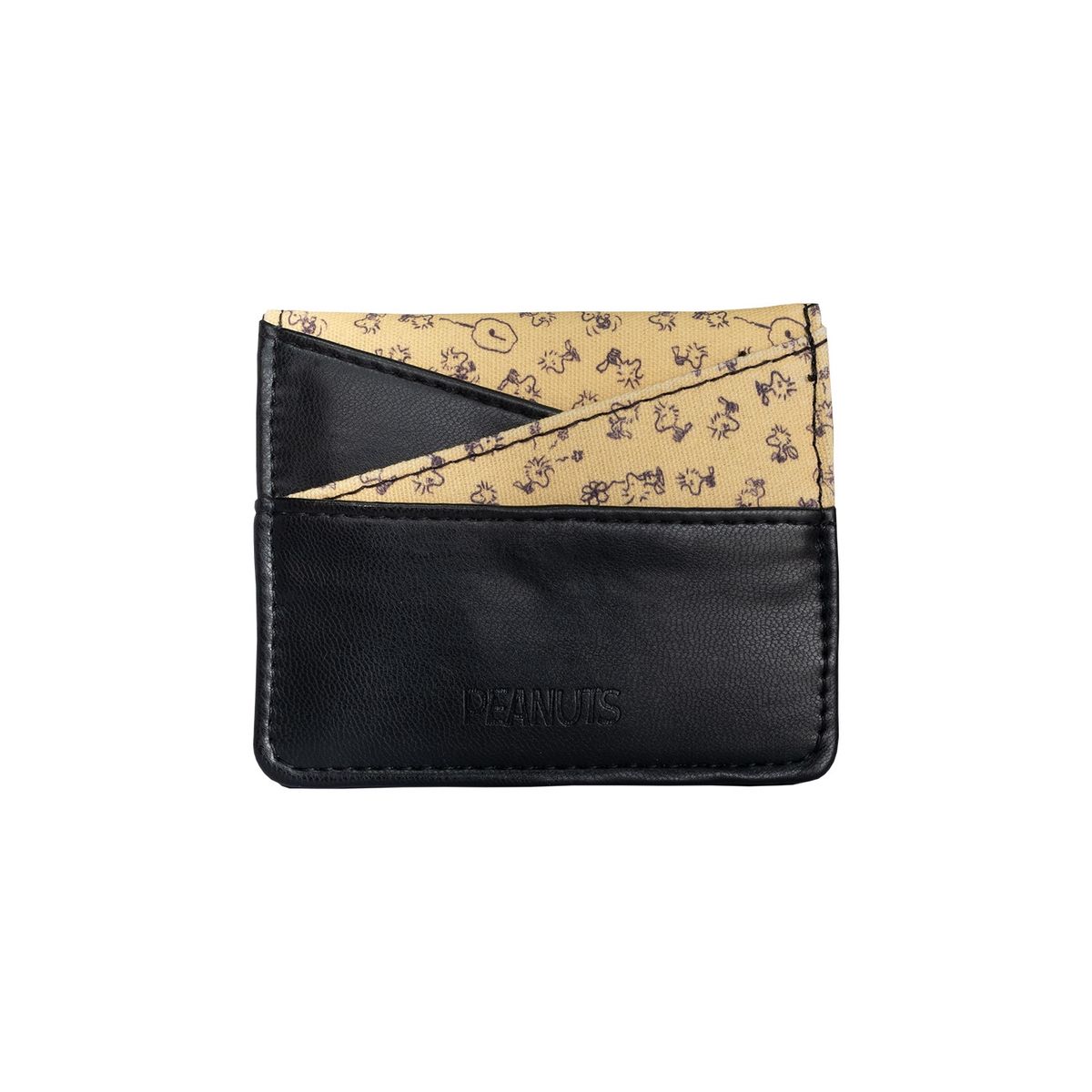 SNOOPY - Billetera Mujer Mini Woodstocks Amarillo Snoopy