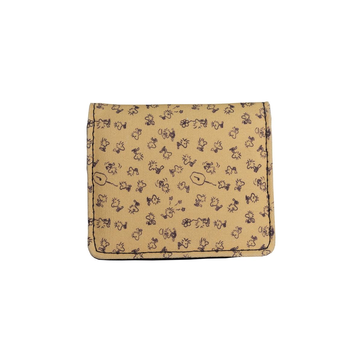 SNOOPY - Billetera Mujer Mini Woodstocks Amarillo Snoopy