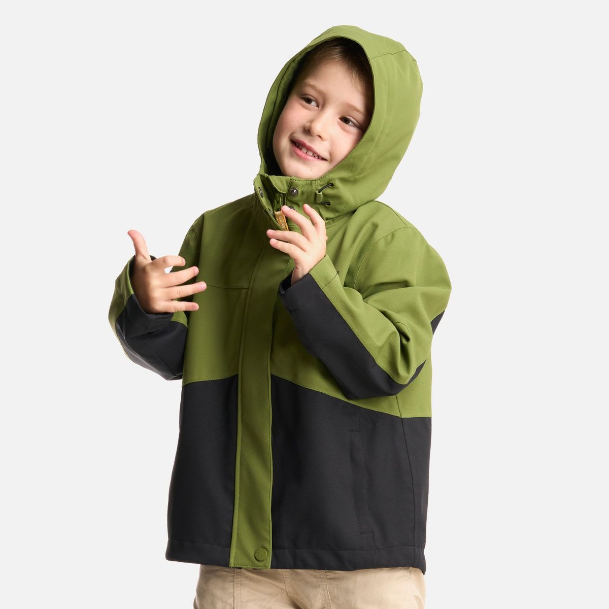 LIPPI - Chaqueta Niño Massif B-Dry Hoody Jacket Verde Lippi