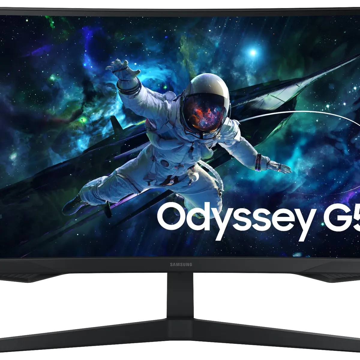 SAMSUNG - 27” G55C Odyssey G5 QHD 165Hz Monitor Gamer Curvo