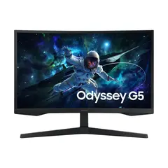 SAMSUNG - 27” G55C Odyssey G5 QHD 165Hz Monitor Gamer Curvo