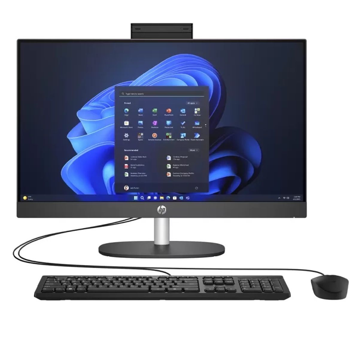 HP - AIO HP ProOne 245 G10 Ryzen 5-7520u 8Gb 512Gb WIN11H 23"