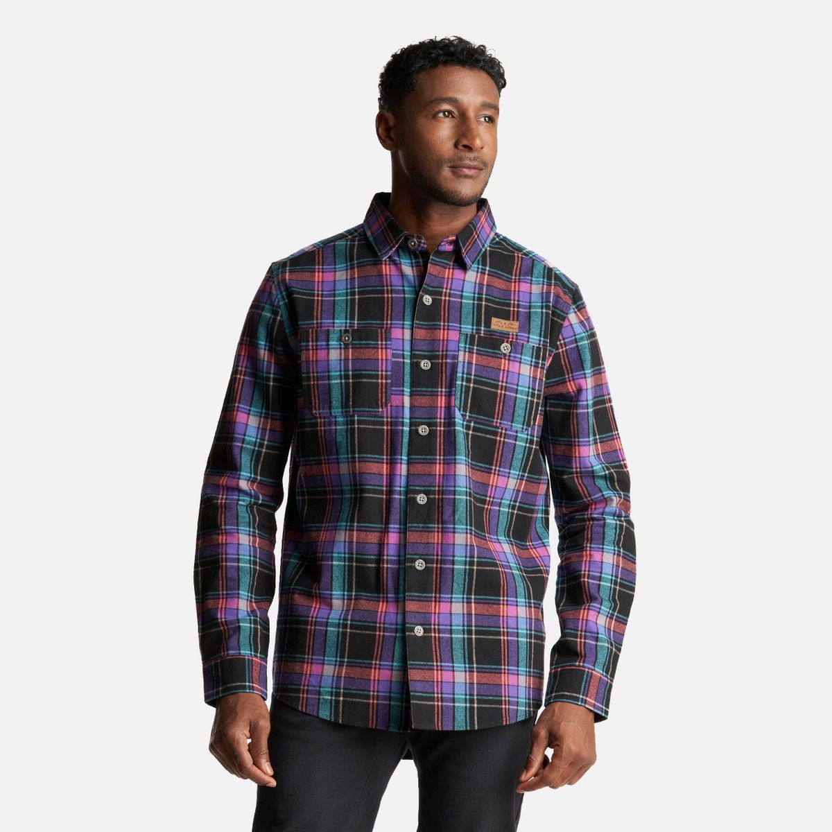 HAKA HONU - Camisa Hombre Hachazo Print Negro Haka Honu