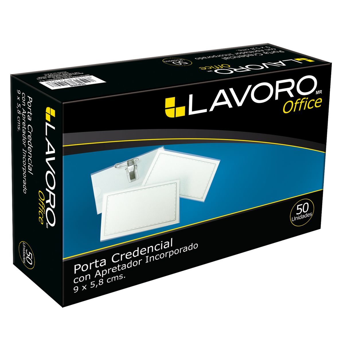 LAVORO - Porta Credencial Chica Con Gancho 50 Un. Lavoro