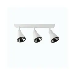 WANT - Aplique Foco Porta Ampolleta Triple Gu10 Dirigible Moderno
