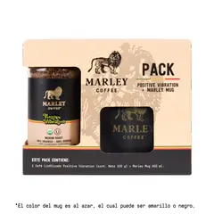 MARLEY COFFEE - Café Liofilizado Positive Vibration 100 g + Marley Mug