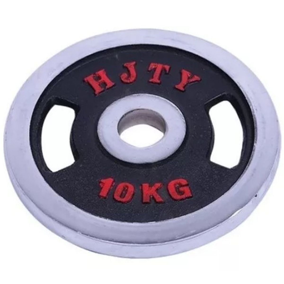 Par Discos 10 Kg Asas Olímpico Cromado Grip, marca JUGUETON - Foto Principal
