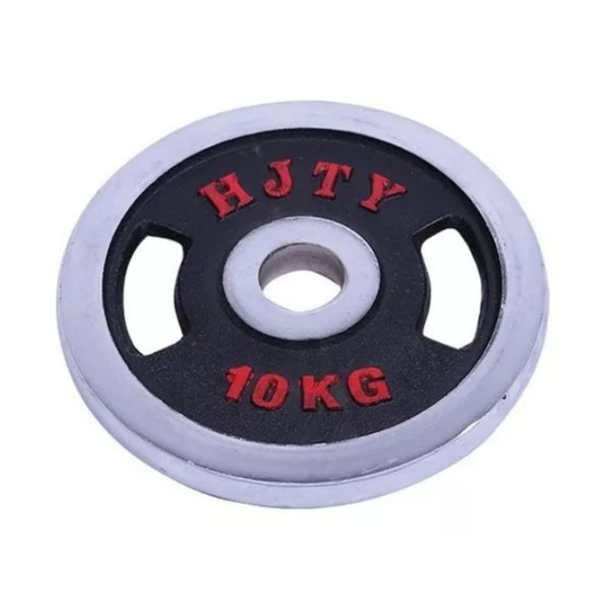 Par Discos 10 Kg Asas Olímpico Cromado Grip, marca JUGUETON - Foto Principal