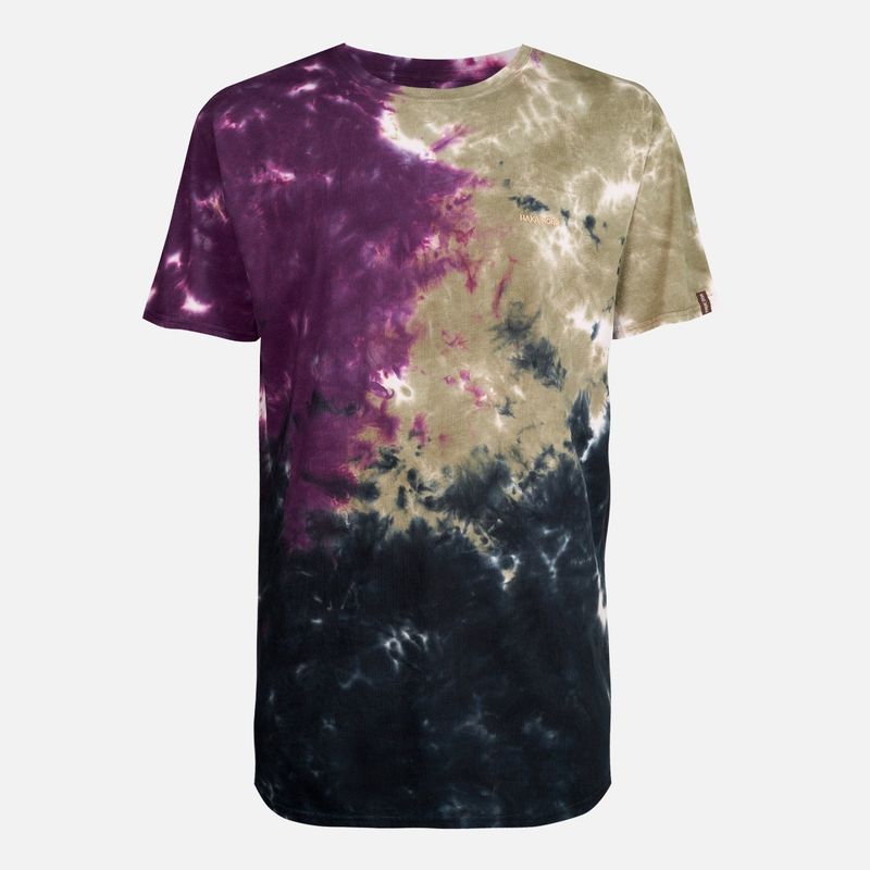 HAKA HONU - Polera Hombre Rastro Morado Haka Honu
