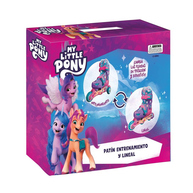 MY LITTLE PONY - Patín 2 En 1 Ajustables Roller S (30-33) My Little Pony