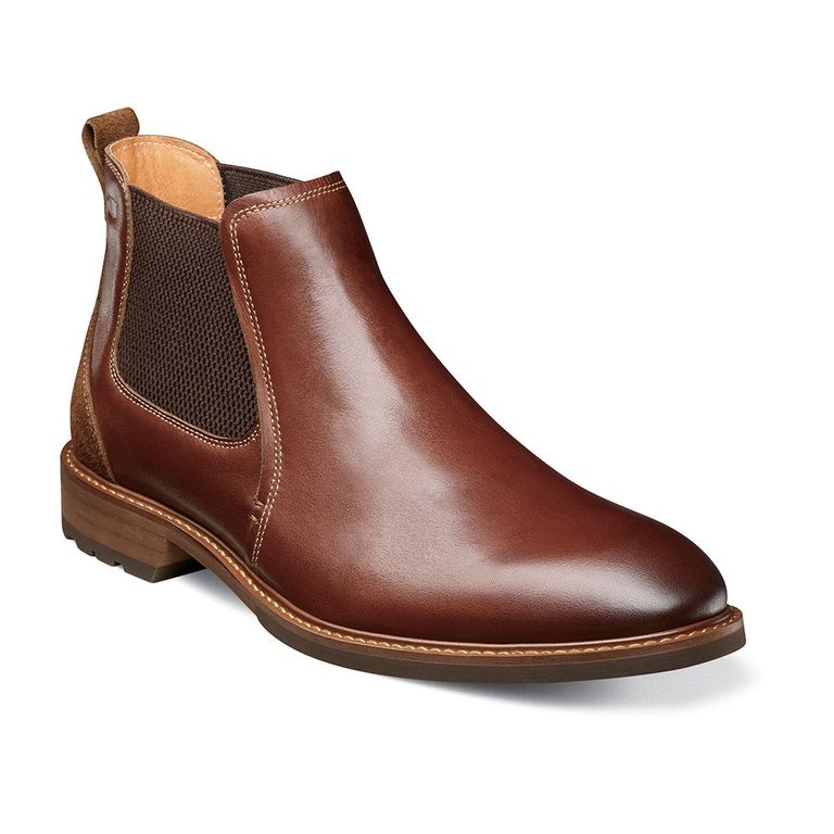 Botines Lodge Plain Toe Gore Boot Café