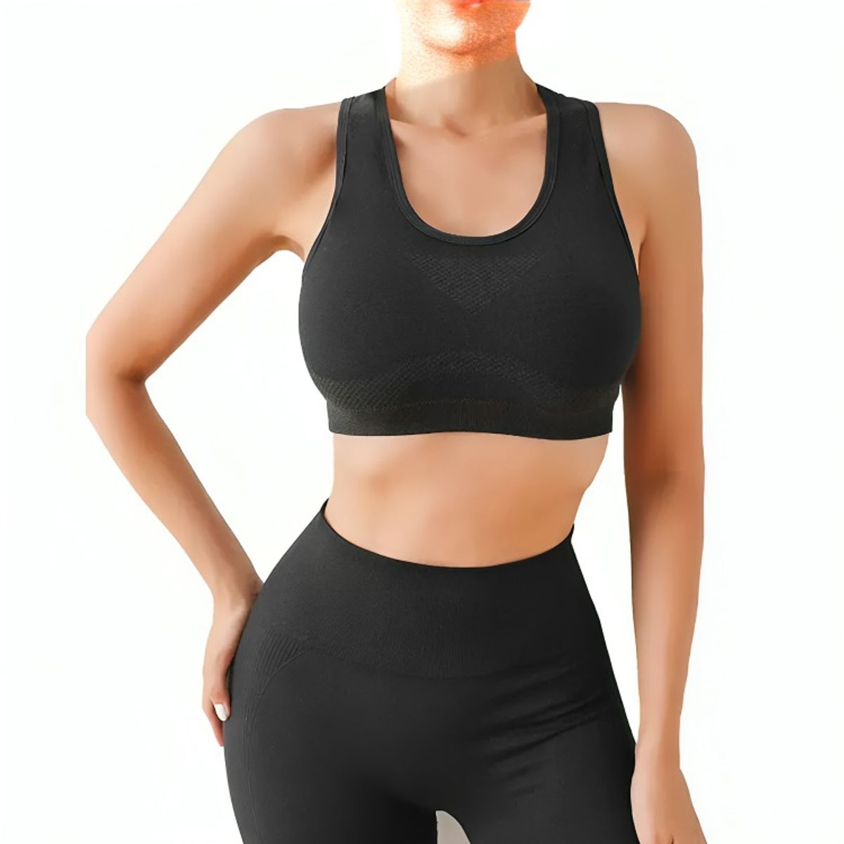 OEM - Conjunto Deportivo Para Gym Yoga Peto Y Short Levanta Gluteo