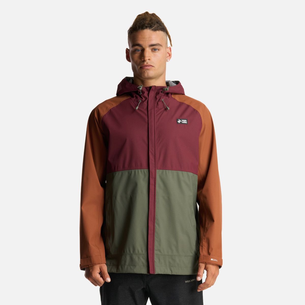 HAKA HONU - Chaqueta Hombre Viento Norte Burdeo Haka Honu