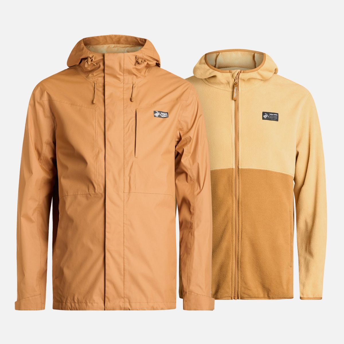 HAKA HONU - Chaqueta Hombre Corteza Mostaza Haka Honu