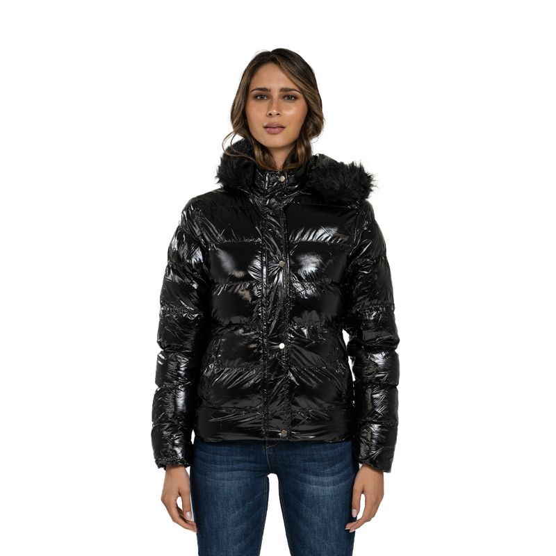 TODOPIEL - Parka Mujer Negro Todopiel