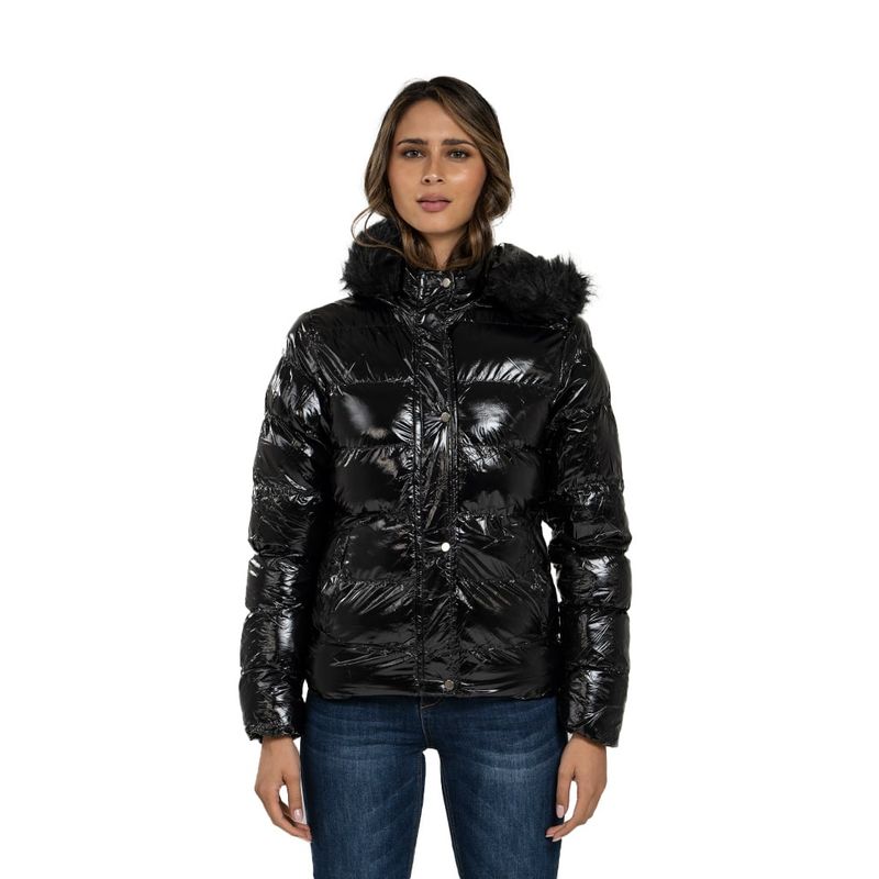 TODOPIEL - Parka Mujer Negro Todopiel