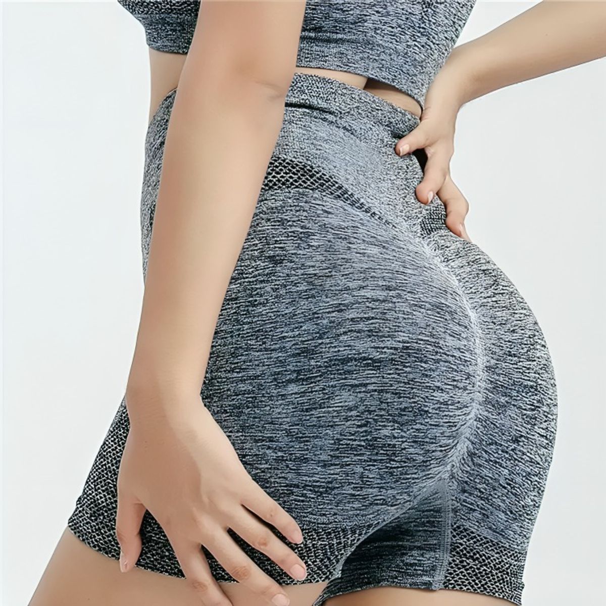 OEM - Conjunto Deportivo Para Gym Yoga Peto Y Short Levanta Gluteo