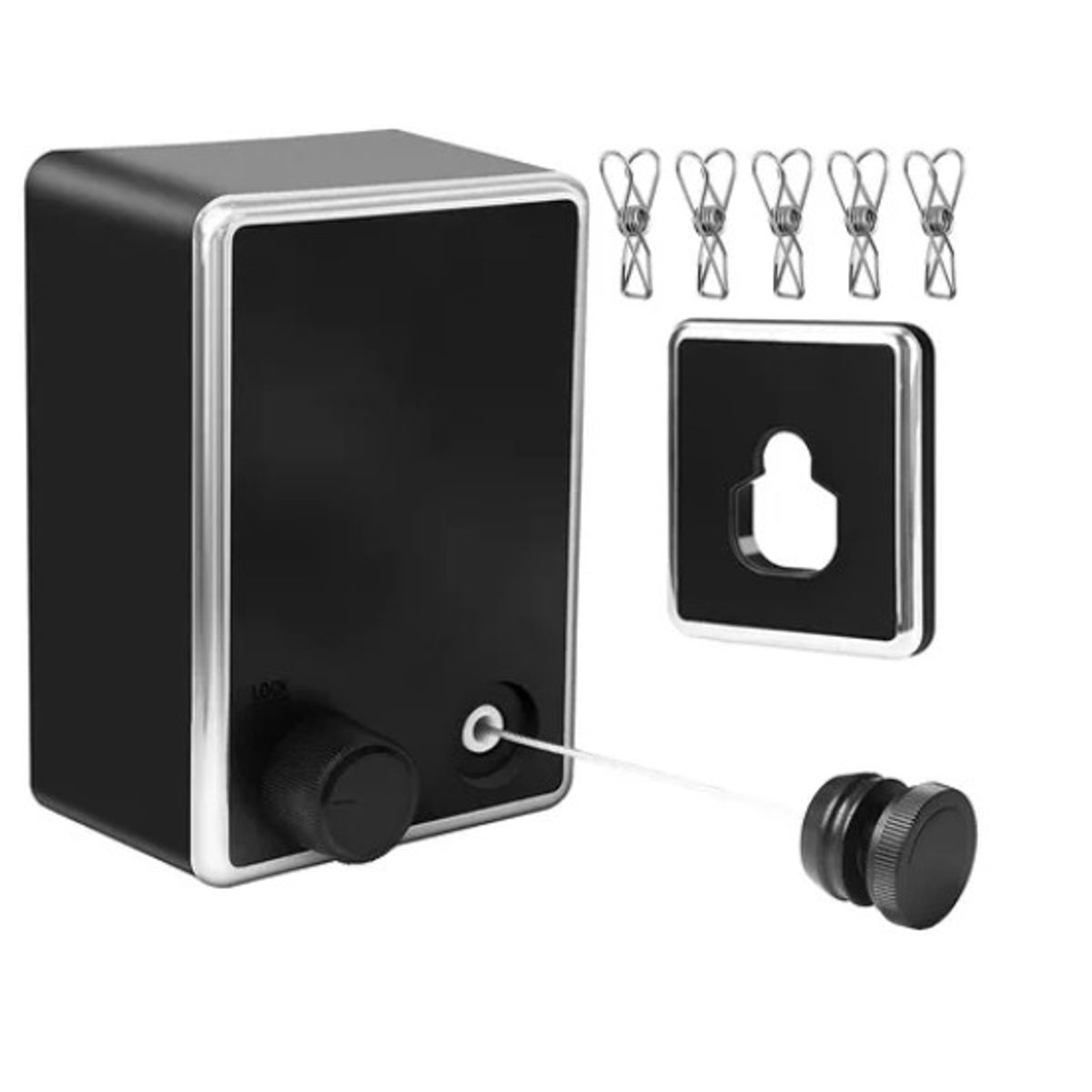 GENERICO - Tendedero Retractil  Para Interior Y Exterior 4.2m