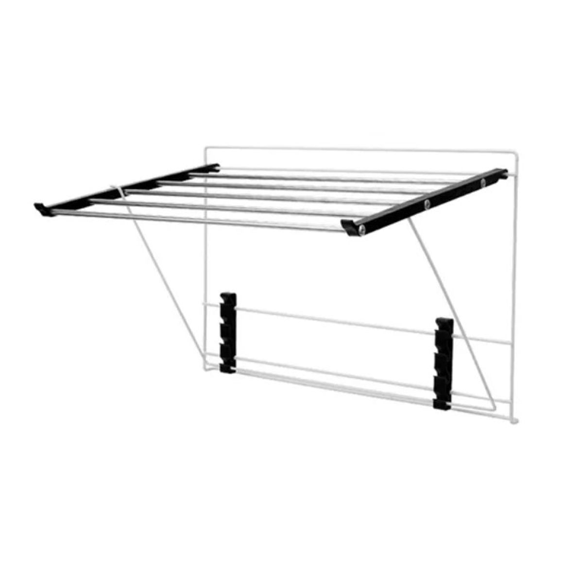 GENERICO - Tendedero Colgador Ropa Plegable Multiuso Adhesivo 56x36cm