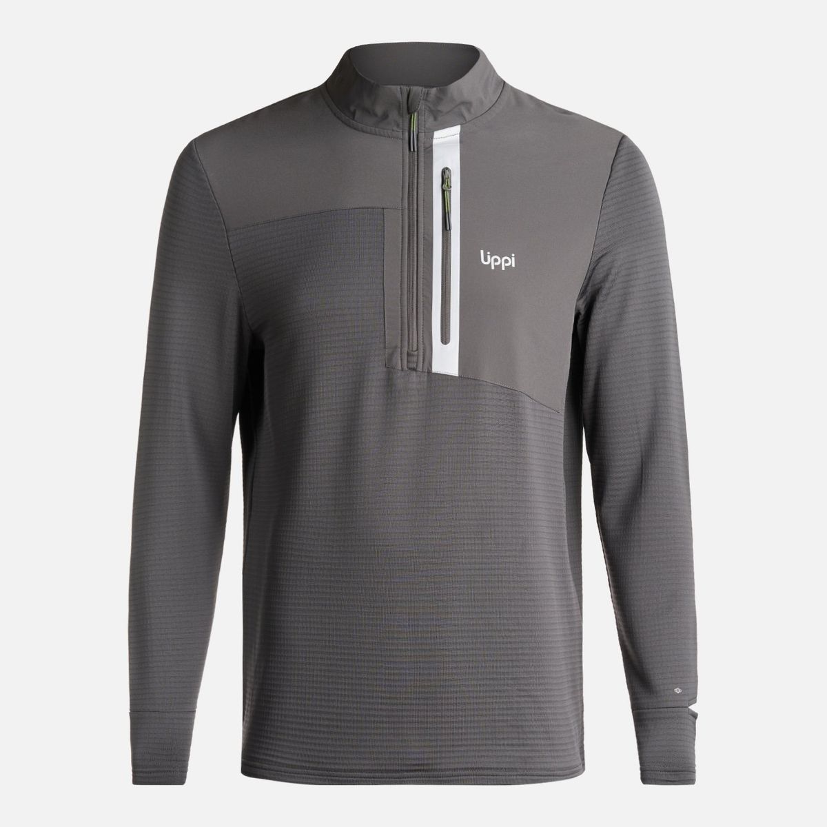 LIPPI - Poleron Hombre Karova Nano F 1/4 Zip Grafito Lippi
