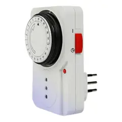 STANFORD - Temporizador Timer Analógico Diario 24 Horas Enchufe 220v