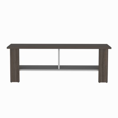 Imagen 2 del producto Rack TV 50"" Con 2 Repisas - Café Claro y Blanco 42.1x120.3x31.1 cm