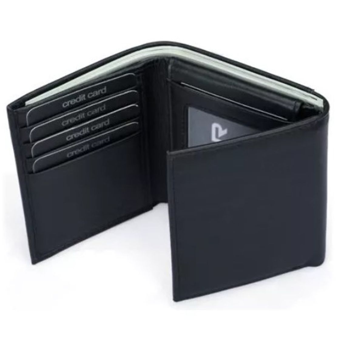 GENERICO - Billetera Cartera De Cuero Genuino Con Rfid