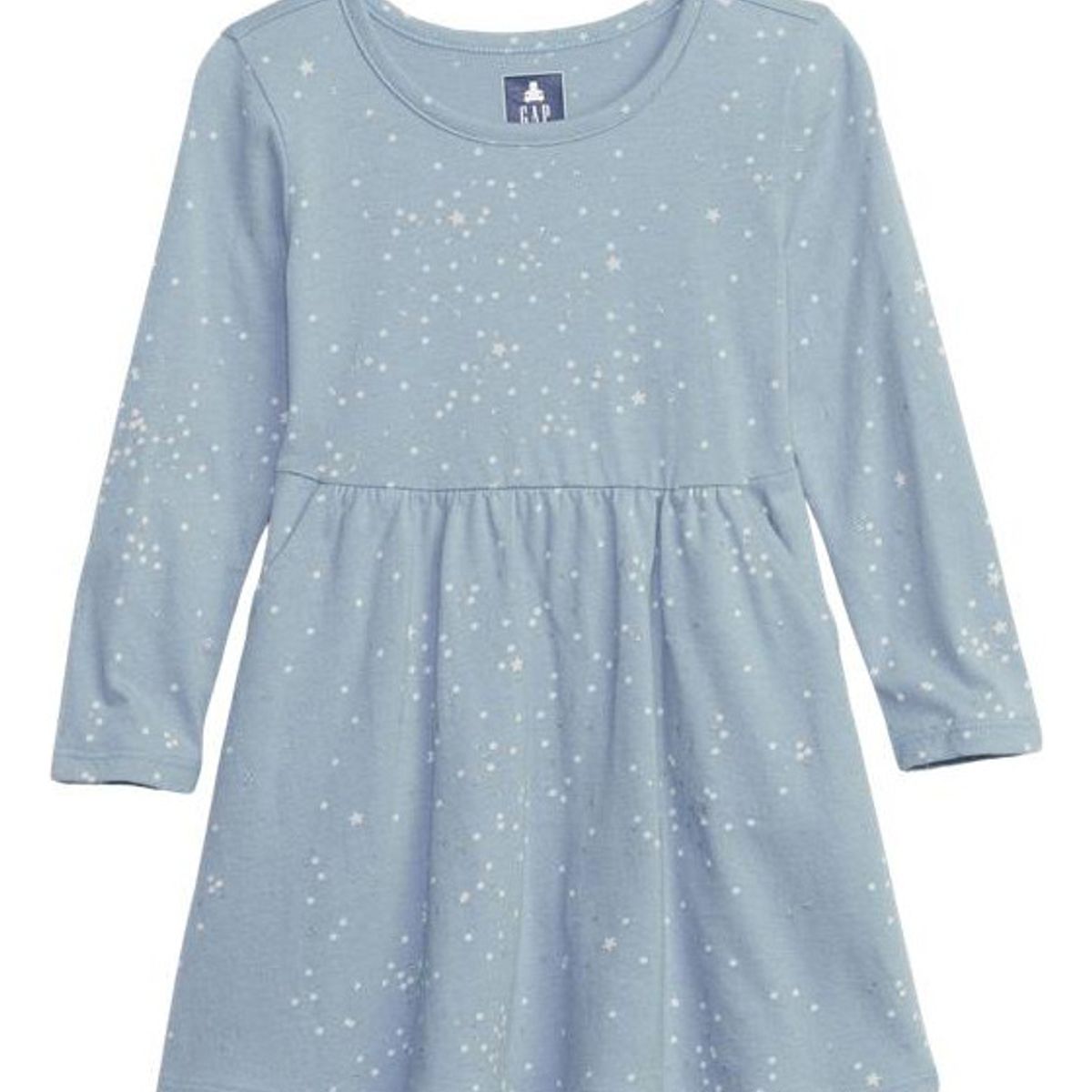 GAP - Vestido Brillos Celeste