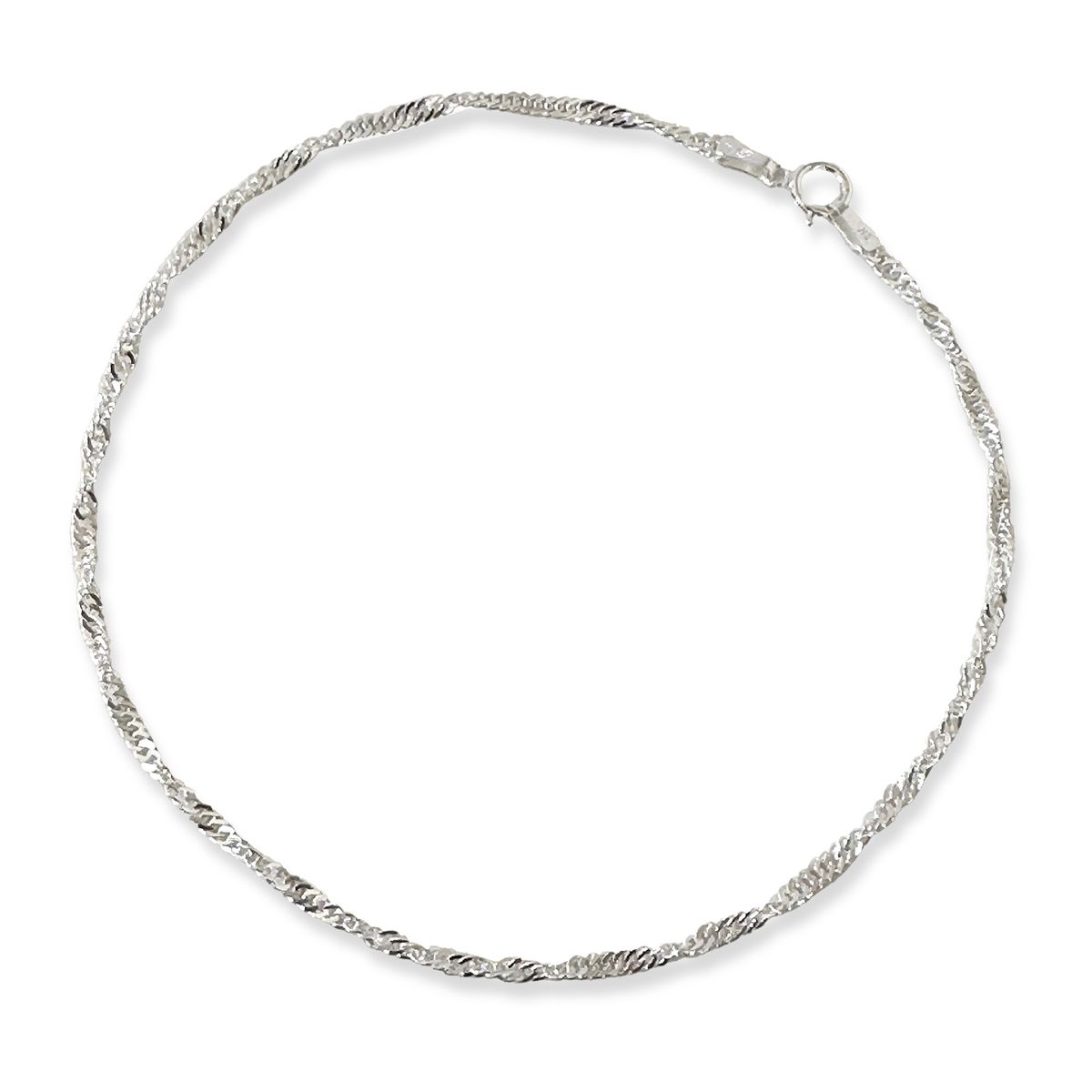 COGGIOLA - Tobillera Torcida Plata Fina 925