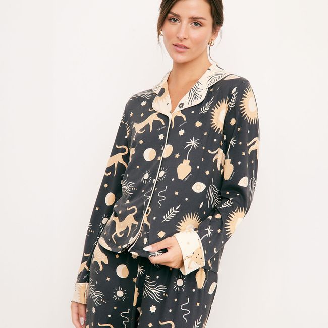 LOUNGE - Set Pijama Largo Mystic Tiger LOUNGE