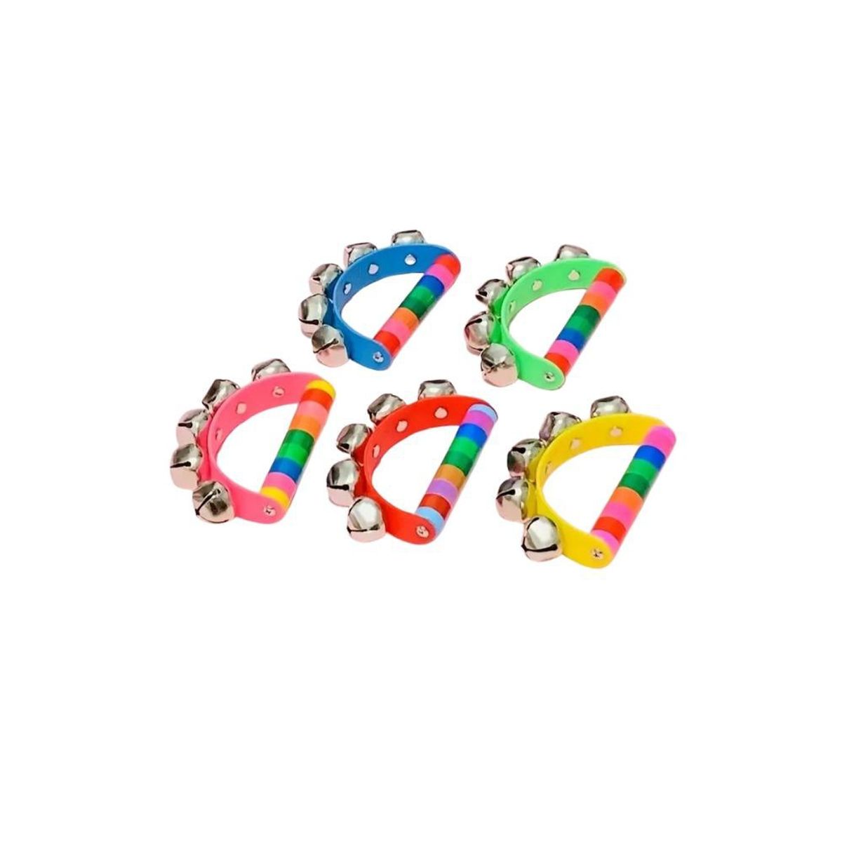 ARTIDIX - Cascabel manilla de madera 5 cascabel de bebés