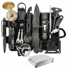OEM - Kit Herramientas De Supervivencia Camping