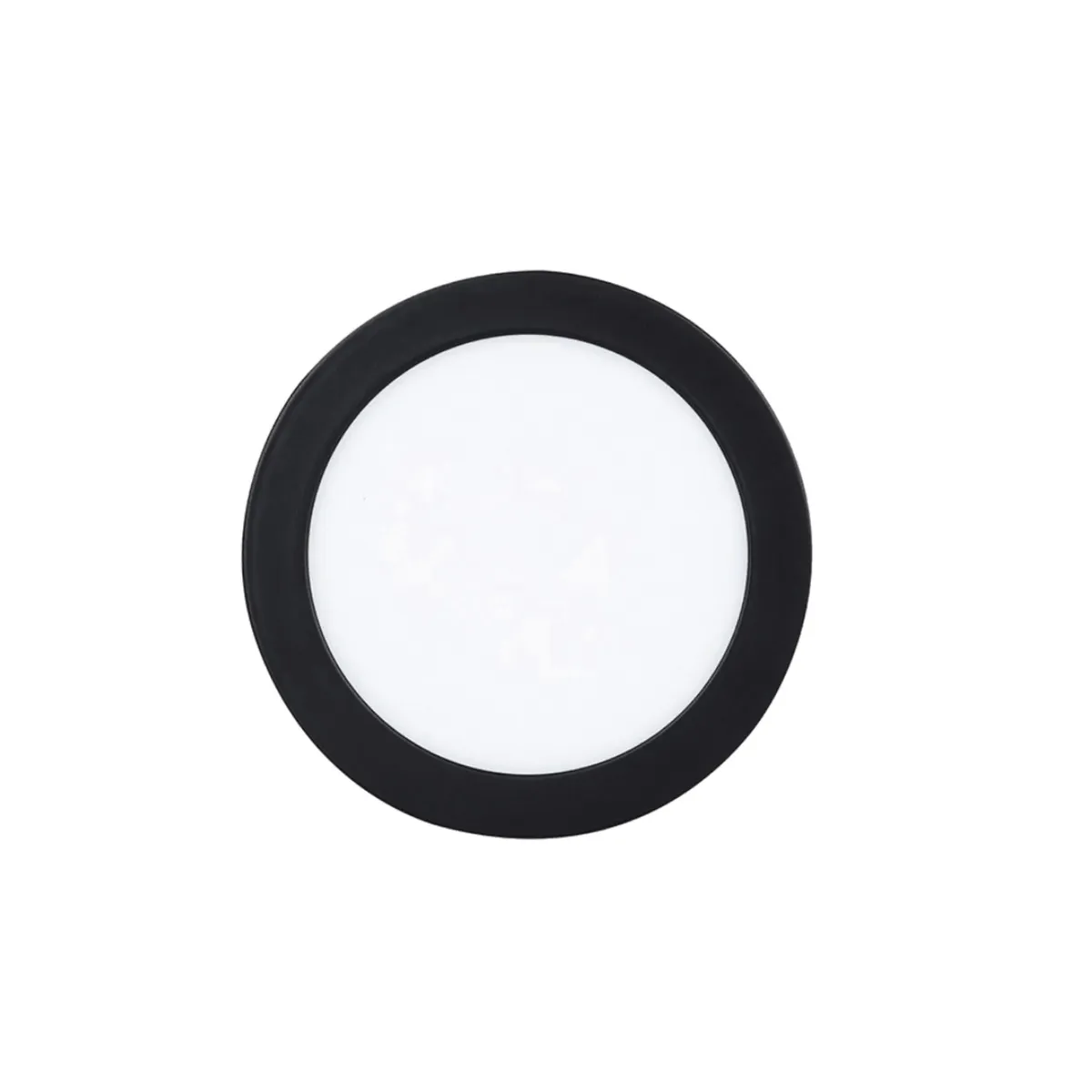 AVC - Panel Redondo LED ECO Sobrepuesto Negro 12W Neutro