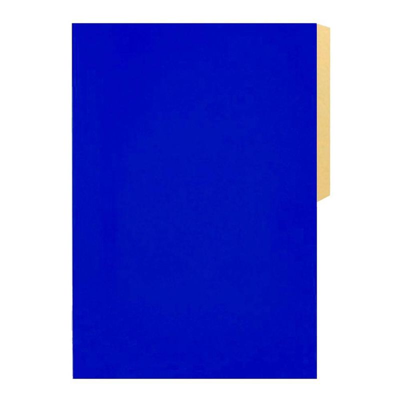 HALLEY - Pack 10  Carpeta cartulina pigmentada azul