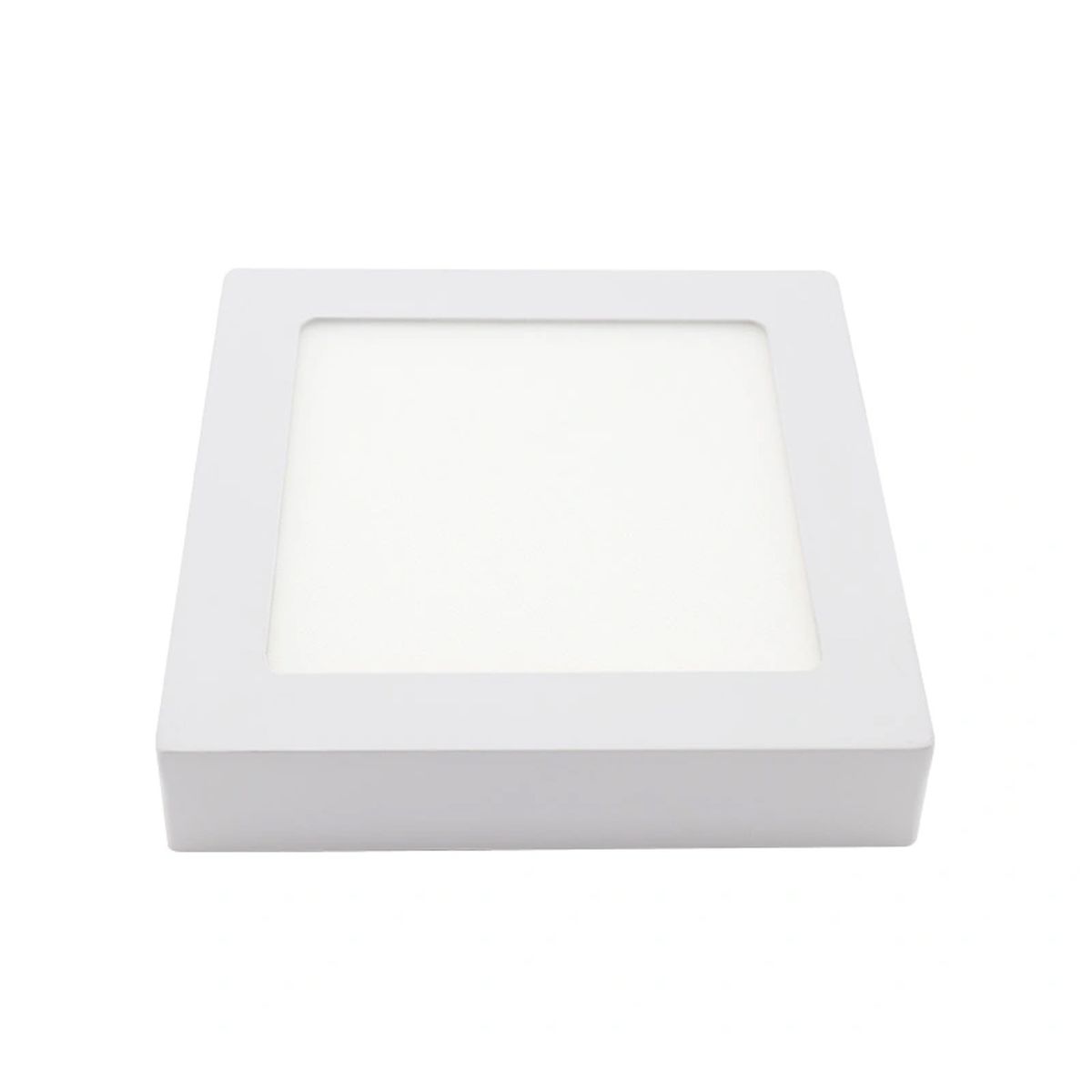 AVC - Pack 5 Panel Cuadrado LED ECO Sobrepuesto Blanco 6W Frío